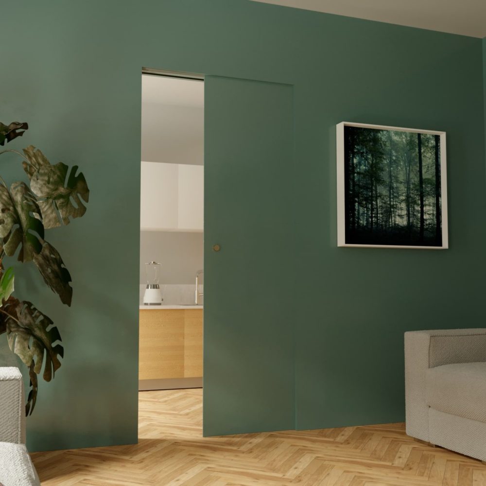 controtelaio interno - controtelaio per porta scorrevole a scomparsa frameless